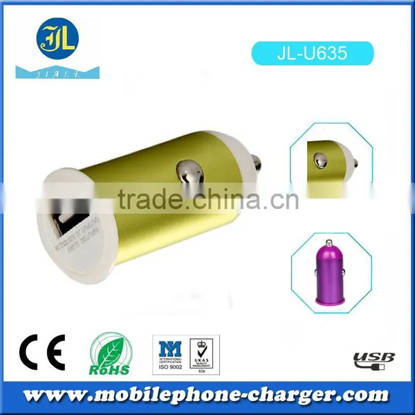 Columned Portable Car Usb Charger and ac Adapter and Colorful Auto Charger photo-4