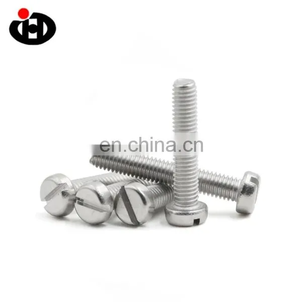 DIN84 Slotting Machine Screws Slotted Stainless Steel Cheese Head Screws photo-5
