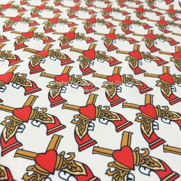 Ready Goods New Design Digital Spandex Printed 100% Cotton Satin Fabric photo-3