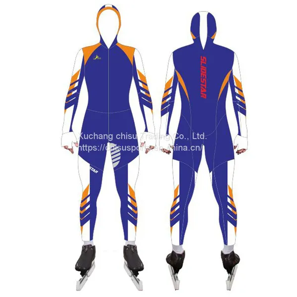Confortable Sublimation Fire Proof Custom Ski Racing Ice Speed Skating Suit photo-2