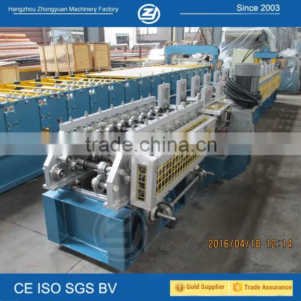 GI/PPGI/Stainless Steel L/V Shape Gutter Forming Machine photo-2