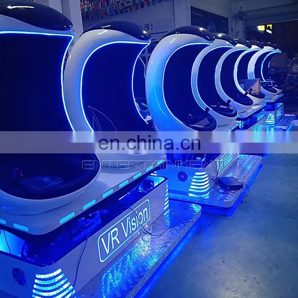 Shopping Mall Commercial Carnival Game Machine 2 Seats 9D VR Cinema Egg Chair for Sale photo-5