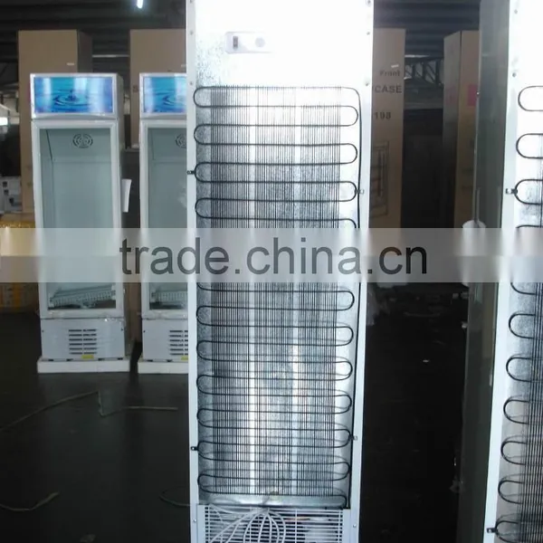 Upright Glass Door Supermarket Commercial Display Refrigerator photo-3