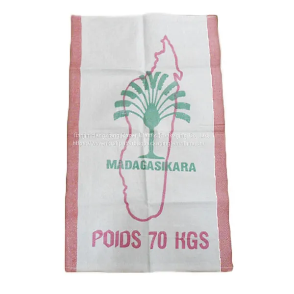 25kg 50kg Tanzania Flour Packaging Bag Laminated pp Woven Bags With Plastic Handle
