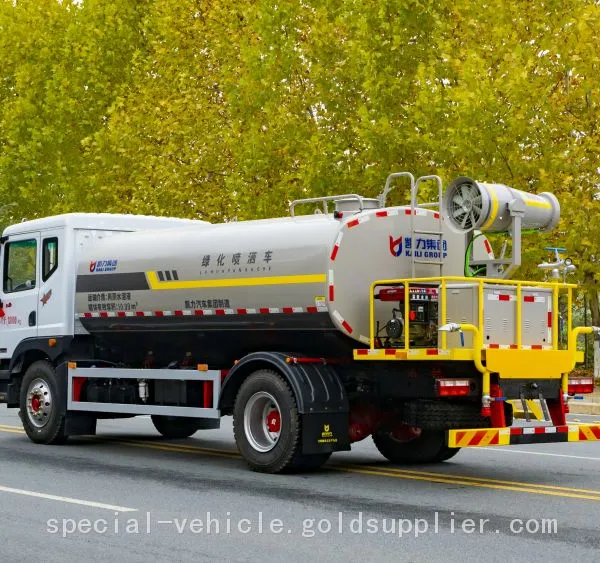 18-Ton D9 Wind-Cooled Spray Truck: Industrial Power for Dust Suppression photo-4