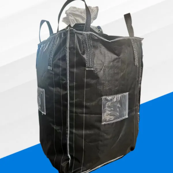 China Firewood Ventilated 1 Ton Mesh PP FIBC Jumbo Big Firewood Net Log Bag for Sale photo-4