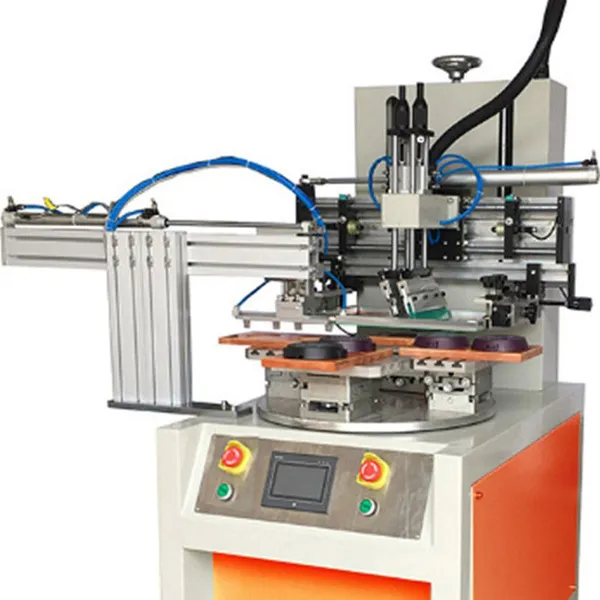 Meichao Single Color Four Stations Automatic Rotary Screen Printing Machine photo-2