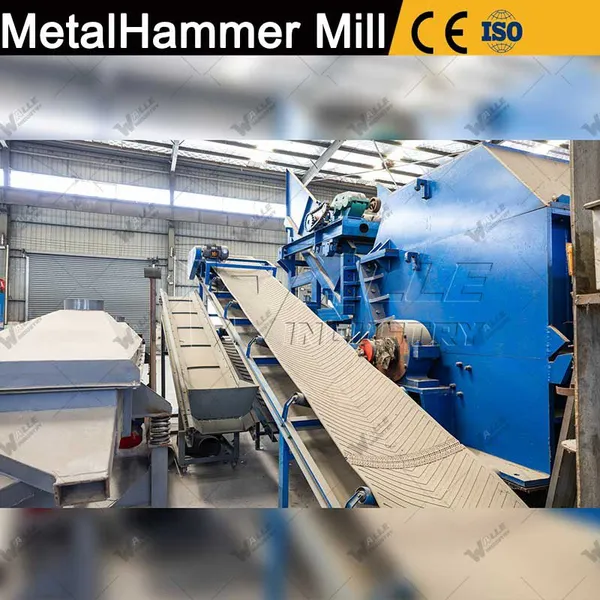 Scrap Metal Crusher Shredder Iron Steel Recycling Plant Waste Metal Crushing Line Equipment photo-4