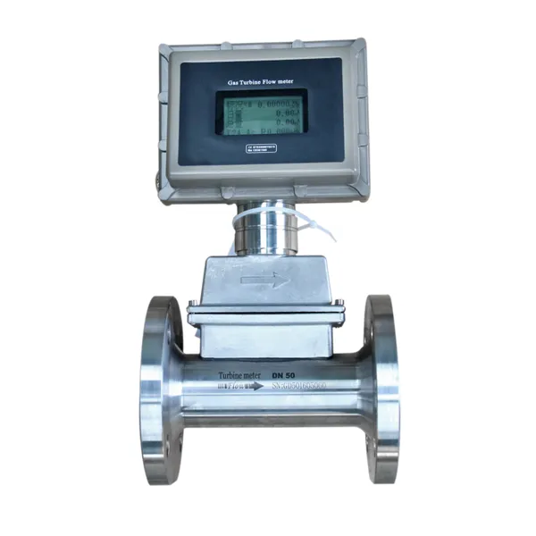 DN50 Turbine Flowmeter with PTFE Bearings for Chemical Processing