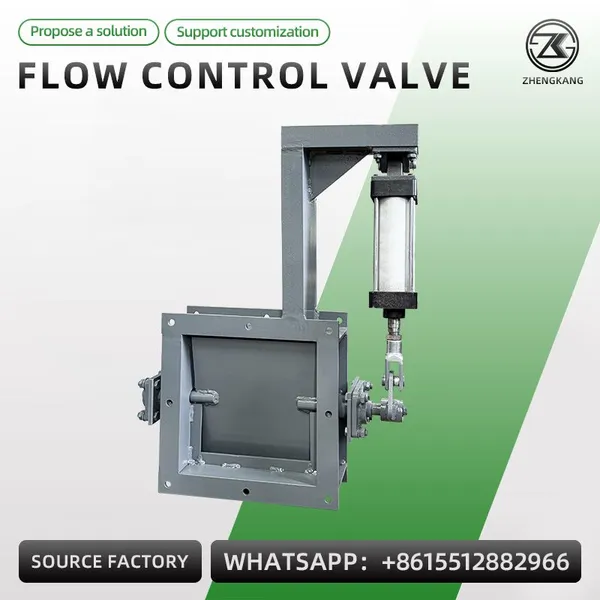 Flow Control Valve Pneumatic Throttle Valve Air Flow Regulator Control Valve