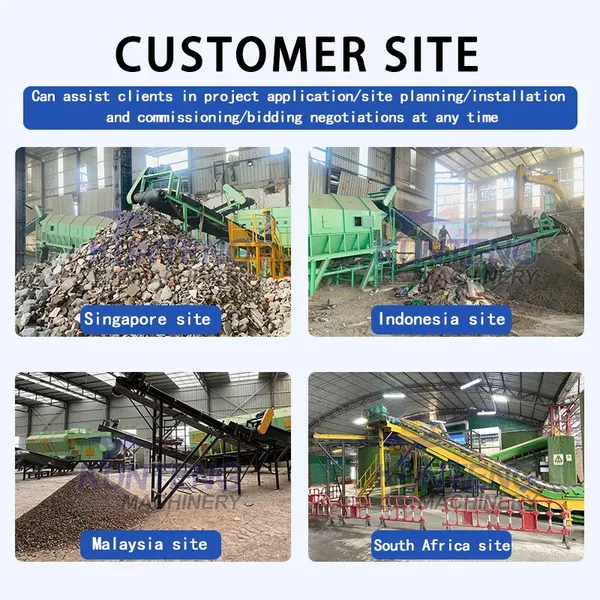 Construction Brick Slag Garbage Solid Garbage Sand and Gravel Garbage Rotary Trommel Screening Machine photo-5