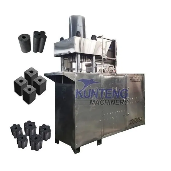Coconut shell charcoal making machine hydraulic four column charcoal forming machine EPC