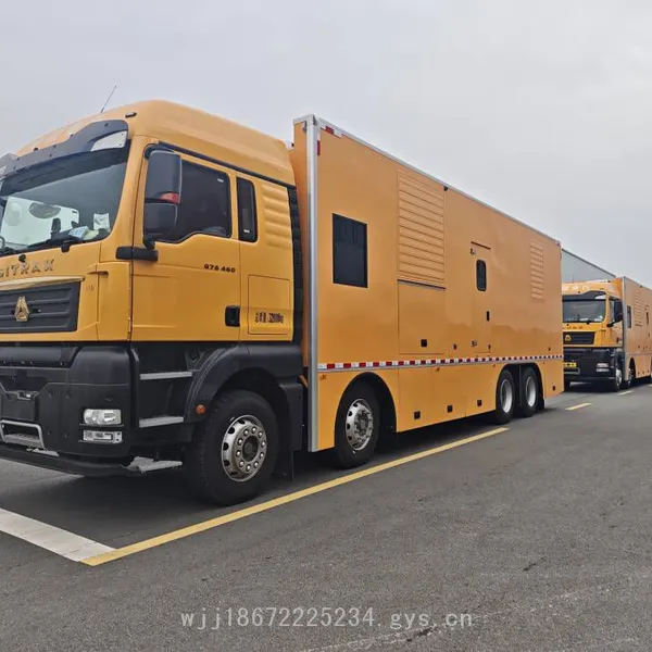 Sinotruk Shandeka 8*4 Mobile Power Supply Vehicle With 1000kw Generator Set for Emergency Engineering and Field Power Supply