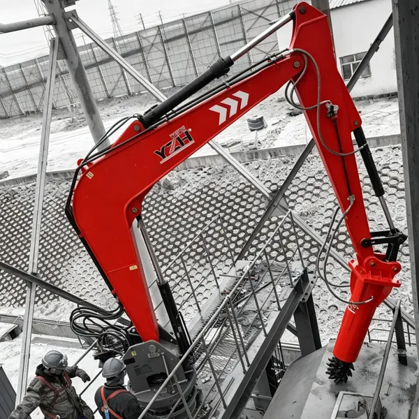 YZH WHA610 Multi-functional Stationary Hydraulic Rock Breaker Boom System