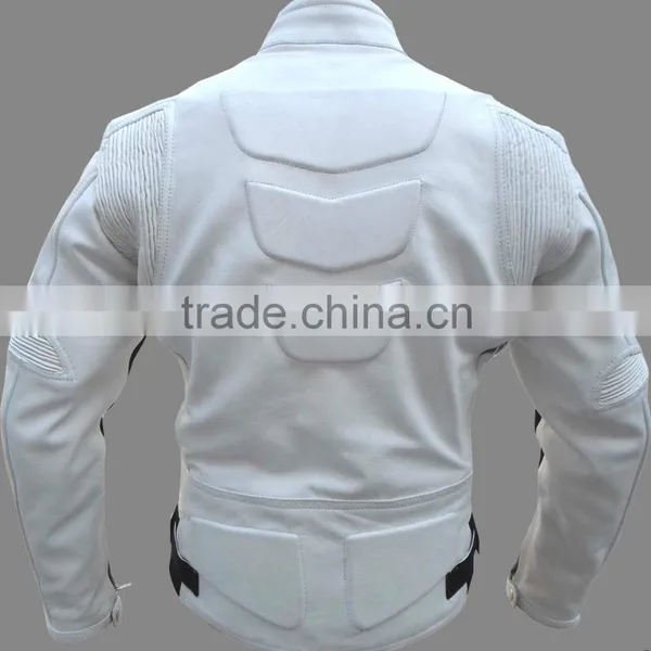 Motorbike Black Leather Jackets Motorbike Racing Biker Wear photo-6