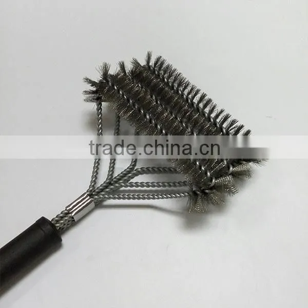 Stronger Handle 16inch 17inch 18inch Outdoor Wire Bristles Grilling Cleaning photo-2