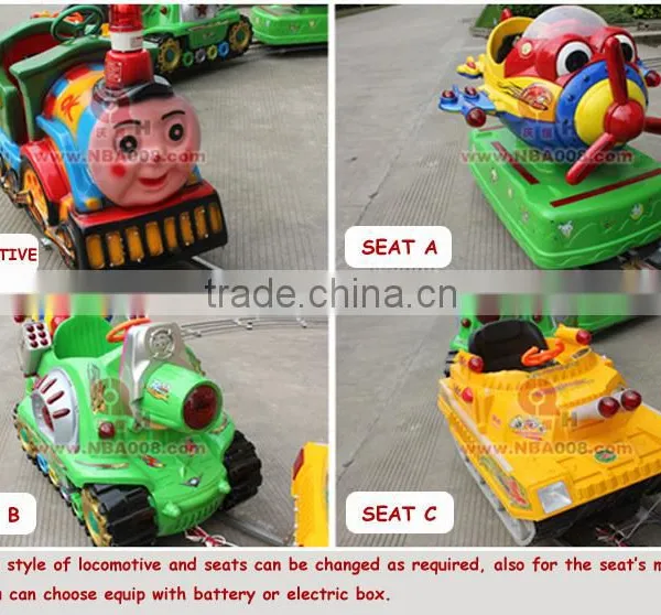 QHRT-03 Qingheng Children Amusement Park Electric Mini Track Train photo-3