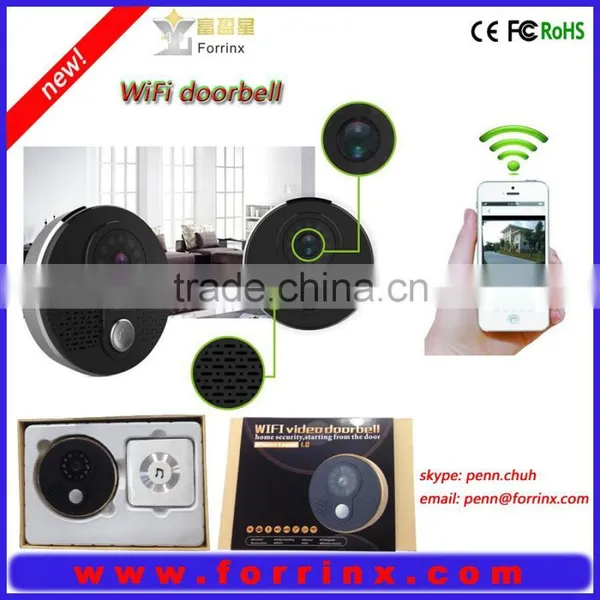 Smartphone App Control Wireless Doorbell With Video photo-2
