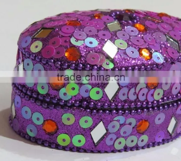 Rajashtani Jewelry Boxes Indian Trinket Aluminium Box Storage Case photo-4