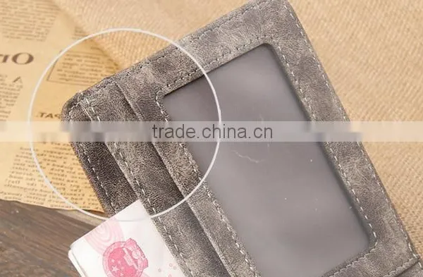 New High Quality Bifold Canvas Wallet Credit Card Holder Canvas Purse photo-5