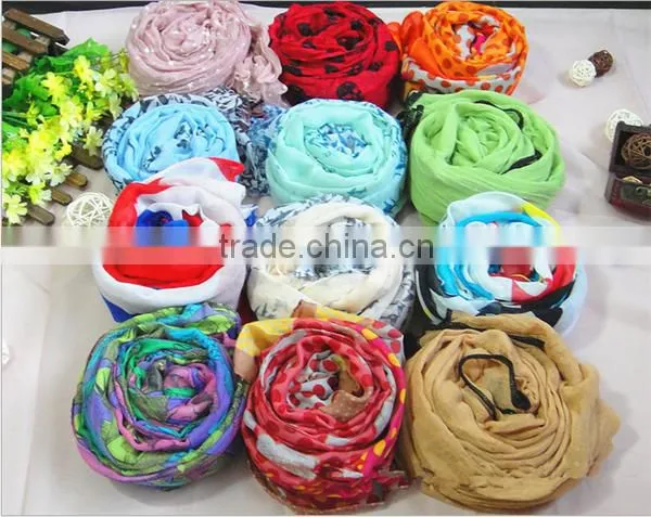 Custom Logo 90x90 Twill Silk Cross Print Scarf for Girls photo-6