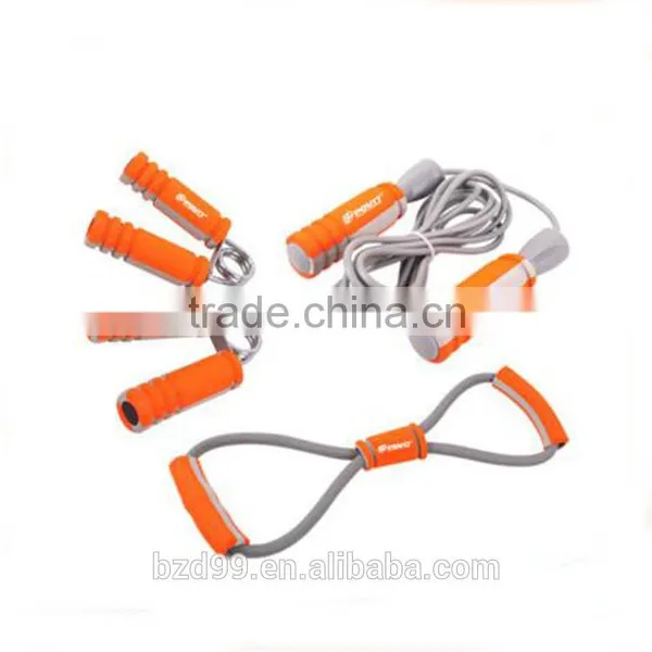 OEM/ODM Indoor/ Outdoor Hand Tool Sports Chest Expander/ Jump Rope/Hand Grips Fitness Equipment Set photo-2
