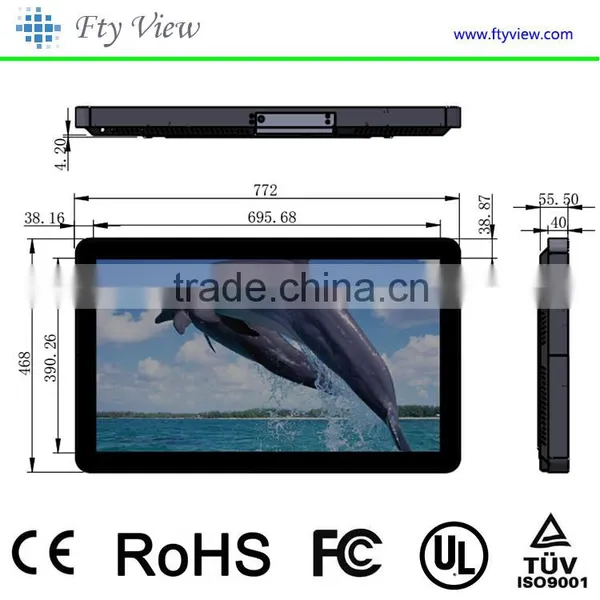 32 Inch Wall Mount Network Lcd Digital Advertising Signage