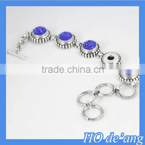 Hogift Wholesale DIY 18mm Snap Button Bracelet Charms Jewelry Free Shipping photo-4