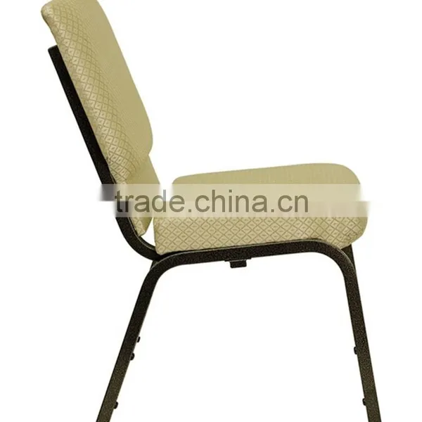 Strong Comfortable Stackable Metal Used Church Chairs for Chuch Facility Quality Choice Most Popular photo-3