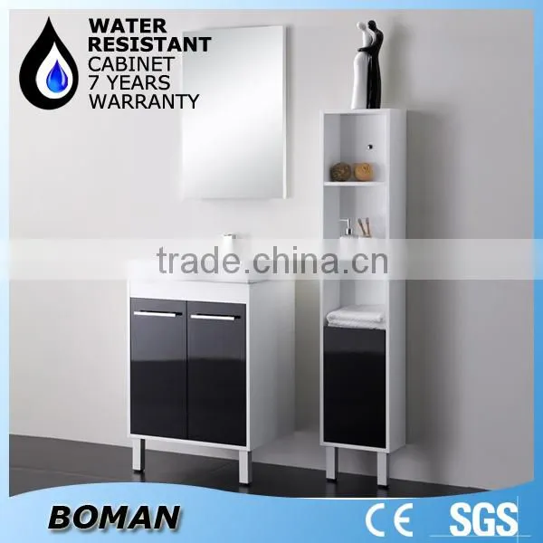 solid wood bathroom cabinet