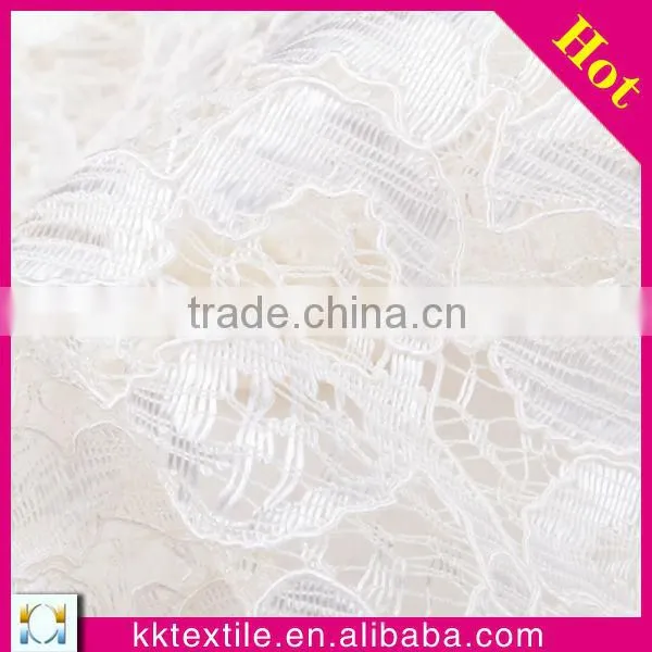 New Arrival 25% Nylon 75% Rayon With Gold Flower Rayon Nylon Blend Fabric photo-3