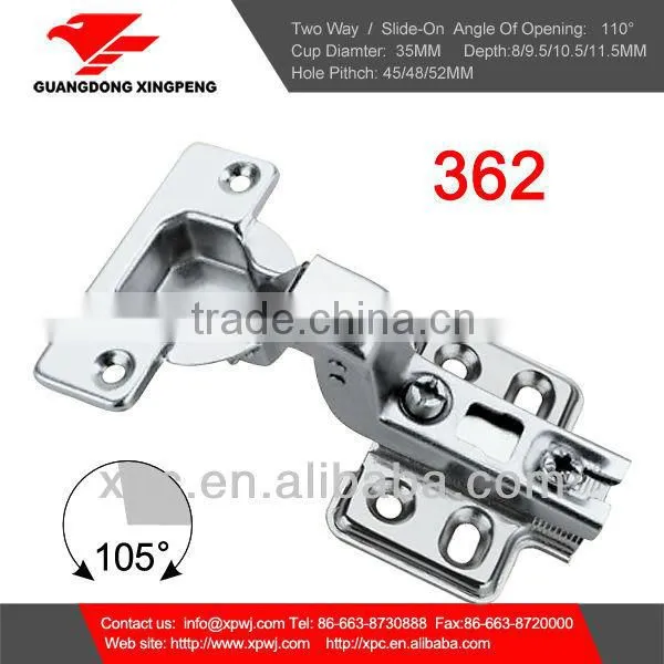 362 105 Degree With 0mm Plates Normal Sliding Cabinet Hinge Quality Choice photo-4