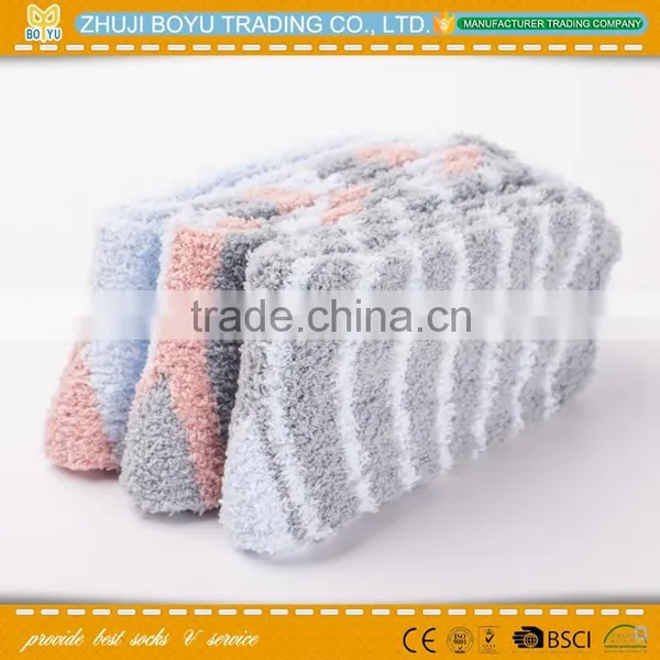 BY-161603 Wholesale Health Care Socks White Crew Socks Fashion Women Socks photo-4