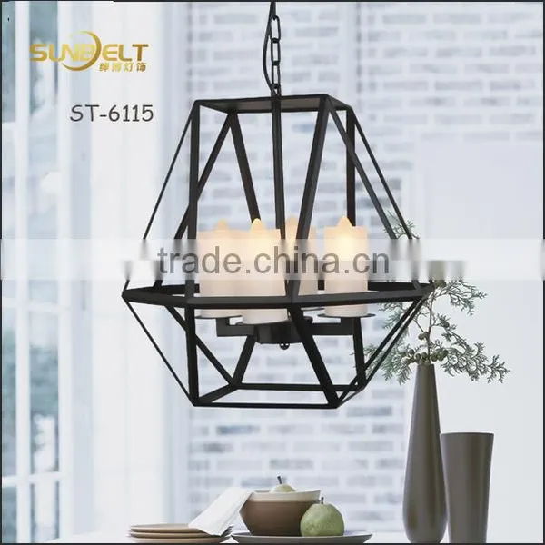 ST-6115-4 Sunbelt Iron Lamp,Iron Pendant Lamp,iron Candle Pendant Lamp.Iron Cage Pendant Lamp, Iron Modern Lamps. photo-2