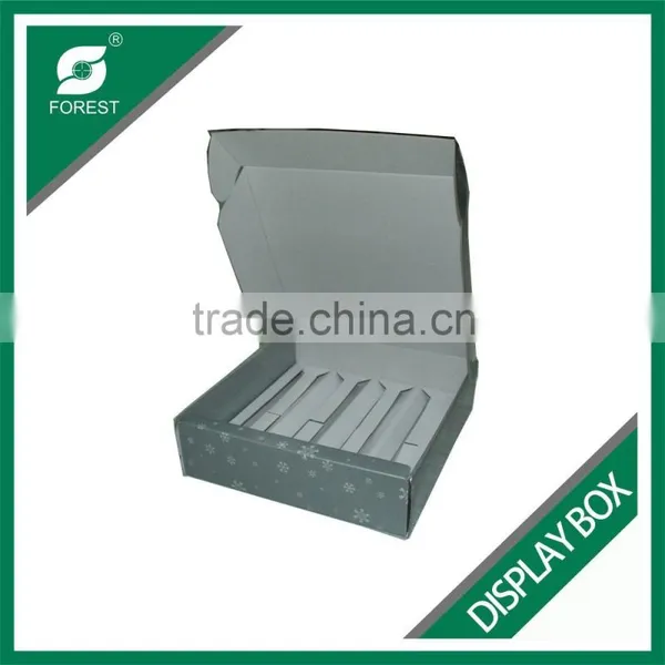 CUSTOMIZED DISPLAY BOX WITH LID MATT LAMINATION TOP AND BOTTOM WINE CARTON BOX photo-3