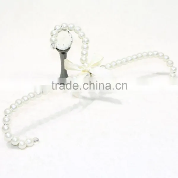 Hot Selling Children Pure White Pearl Clothes Hanger photo-2