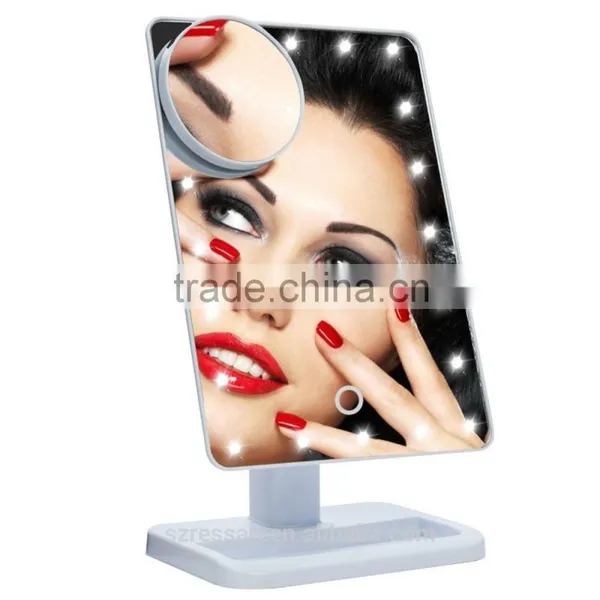 Makeup Mirror Vanity Mirror With 22LED Touch Control Brightness LED Mirror for Beauty Fast Shipping photo-3