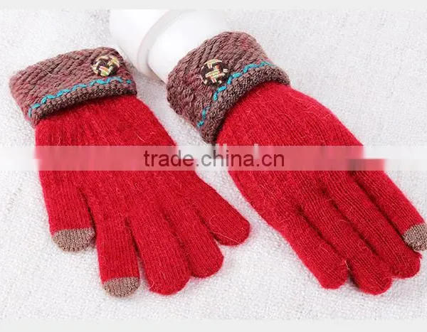 Hot Christmas Gift For Girlfriend Cute Design Touch Screen Gloves For All Smart Devices photo-4
