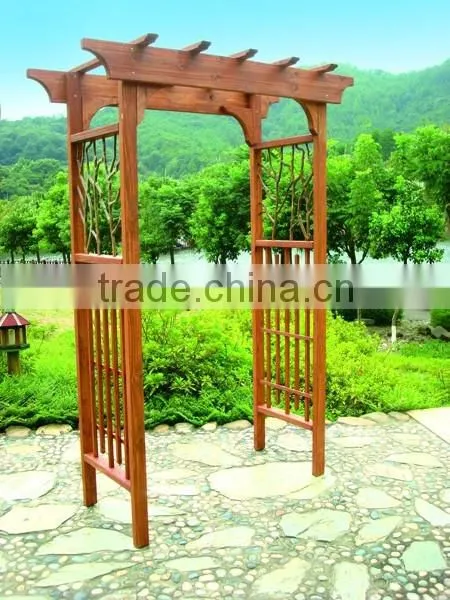 Garden Decorative Arbor and Arch/wooden Lattice Farden Arbor