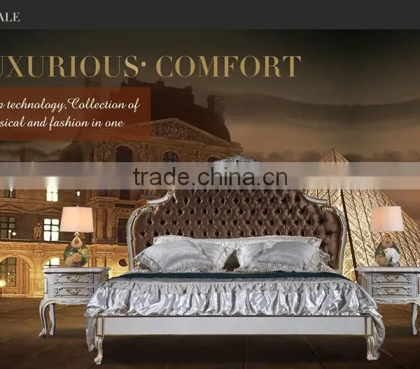 Luxury Antique Wooden Bedroom Furniture Antique Hand Carved Chair Furniture photo-5