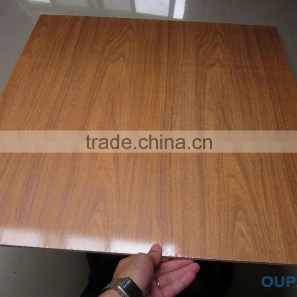 Pvc Material Construction Building Pvc Ceiling 595x595 Ceiling Design Wood Color Wall Panel Interior Decoration photo-3