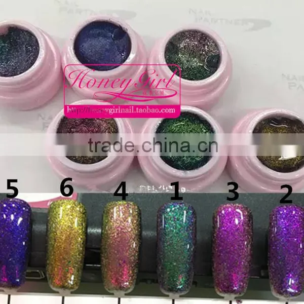 5g New Arrival Chameleon Cat Eye Gel Nail Polish Soak Off UV Color Gel photo-2