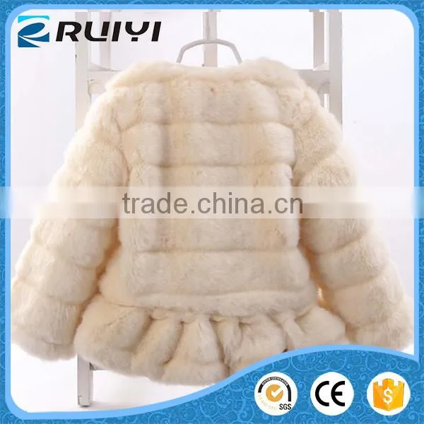 Children Purple Color Parka Fur Jacket photo-4