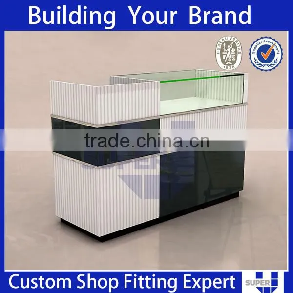 New White Clothes Shop Step Counters Top Display Case for Shoes photo-2