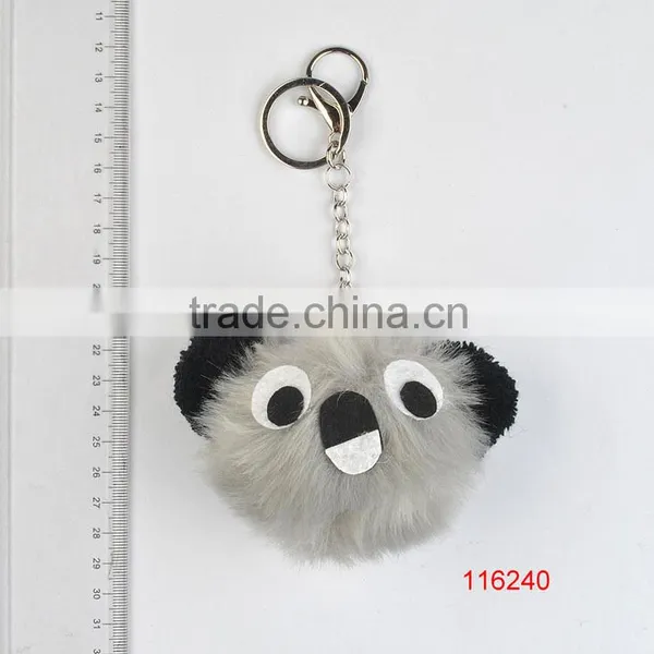 Fashion Fur Pompom Keychain