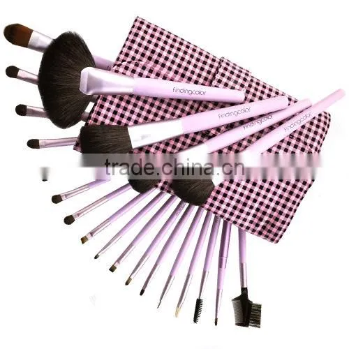 Luxury 21pcs Makeup Brush Goat Hair for Beauty Use With Cosmetic Bag Supplier's Choice photo-2