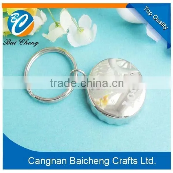 Zinc Alloy Leather Key Holder as Gift for Your Father and Husband on Father's Day Can Custom Design Your Words on it to Show photo-3