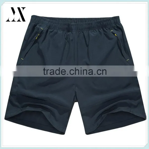 Men's Outdoor Quick Dry Zippered Front Pockets Hiking Mountaineering Shorts
