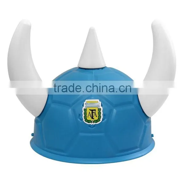 Orange Plastic Viking Football Fan Hat Wholesale With for Football Events & Parties & Carnivals photo-4