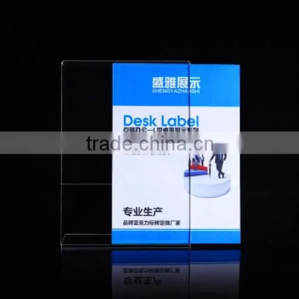 L Shape a4 Acrylic Display Stand photo-2